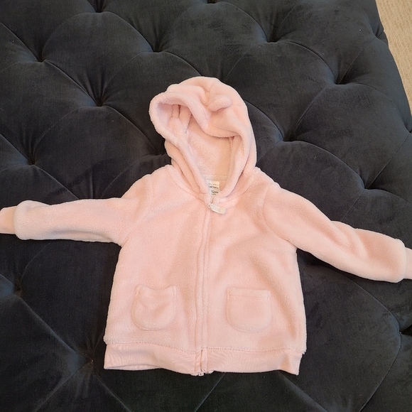 2 hoodied jackets, 1 dress 6-12m - Picture 2 of 4